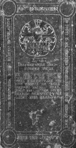 Grafzerk van zuster Griete van Hoijtinghe